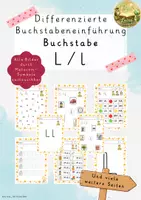 Vorschau - Unterrichtsreihen - Materialpaket Buchstabeneinführung - wachsendes Bundle - Seite 1