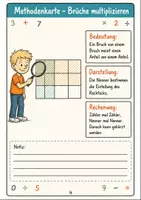 Vorschau - Arbeitsblätter - Mathe Klasse 6 – Brüche multiplizieren & dividieren Mathe-Escape-Room - Seite 3