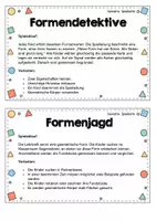 Vorschau - Aufgabenkarten - Geometrie-Spielekartei. Mathe spielend lernen Formen, Körper, Symmetrie & Raumorientierung spielerisch entdecken - Seite 1