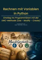 Vorschau - Arbeitsblätter - Rechnen mit Variablen in Python - Deckblatt