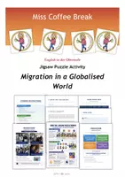 Vorschau - Arbeitsblätter - Migration in a Globalised World (Jigsaw / Gruppenpuzzle) - Deckblatt