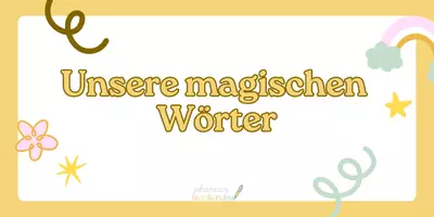 Vorschau - Merkblätter - Unsere magischen Wörter - Classroom Management - Deckblatt