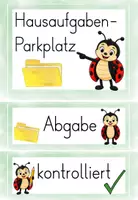 Vorschau - Arbeitsblätter - Marienkäfer Klassentier • Wachsendes Materialpaket zur Marienkäferklasse – Deko, Organisation & mehr - Seite 2