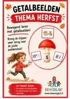Voorbeeld - Paddenstoelen met getalbeelden tot 12 - Voorblad