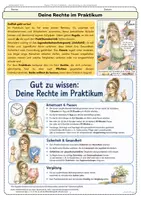 Vorschau - Arbeitsblätter - Rechte & Gesetze im Praktikum Jugendarbeitsschutzgesetz AB6 - Seite 1