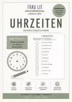 Vorschau - Arbeitsblätter - Uhrzeiten – Zeiger einzeichnen | Grundschule | Arbeitsblatt - Deckblatt