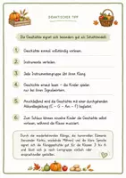Vorschau - Mal- und Bastelvorlagen - Klanggeschichte Erntedank (Jg. 3-6) - Seite 1