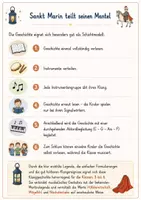 Vorschau - Mal- und Bastelvorlagen - Klanggeschichte Sankt Martin (Jg. 3-6) - Seite 1