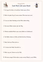 Vorschau - Mal- und Bastelvorlagen - Klanggeschichte Sankt Martin (Jg. 3-6) - Seite 2