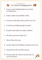 Vorschau - Mal- und Bastelvorlagen - Klanggeschichte Thanksgiving-Fest (Jg. 3-6) - Seite 2