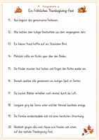 Vorschau - Mal- und Bastelvorlagen - Klanggeschichte Thanksgiving-Fest (Jg. 3-6) - Seite 3