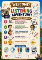 Vista previa - Hojas de trabajo - Listen & Discover & Learn. Listening book 1 - página 2