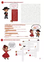 Aperçu - Feuilles d'exercices - Mon Kit Flamenco — Vocabulaire et fichier d'activités (Diplôme inclus) - Page 2