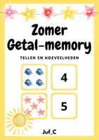 Voorbeeld - Zomer Getal Memorie – Tellen & Getalbegrip voor Kleuters - Voorblad