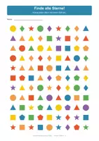 Vorschau - Arbeitsblätter - Konzentrationstraining – 3-fach differenzierte Knobelaufgaben | Labyrinth, Suchbild & Weiterführbild - Seite 1