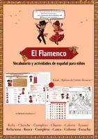 Aperçu - Feuilles d'exercices - Mon Kit Flamenco (Version Éco N&B) — Vocabulaire et fichier d'activités (Diplôme inclus) - Page de couverture