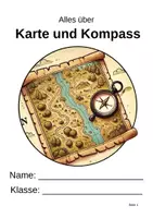 Vorschau - Unterrichtsreihen - Alles über Karte und Kompass (Klasse 5-6) - Deckblatt
