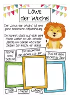 Vorschau - Mal- und Bastelvorlagen - Kostenlos Schulanfang Löwenklasse - Seite 2
