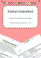 Vorschau - Merkblätter - Direktvermarktung - Ernährung und Soziales 9. / 10. - Deckblatt