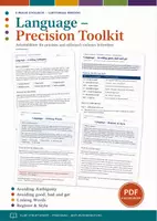 Vorschau - Arbeitsblätter - Englisch Oberstufe - Focus on Language - Deckblatt