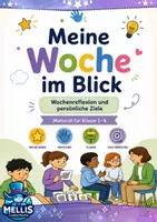 Vorschau - Mal- und Bastelvorlagen - Wochenreflexion Klasse 1, 2, 3, 4 (Lernorganisation) - Deckblatt