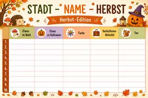 Vorschau - Arbeitsblätter - Stadt – Name – Ferien | Spiel Klasse 5| 4 Jahreszeiten - Seite 2