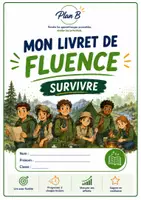 Aperçu - Fiches - 🌟 Mon livret de fluence pour ados – Survivre - Page de couverture
