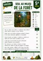 Aperçu - Fiches - 🌟 Mon livret de fluence pour ados – Survivre - Page 1