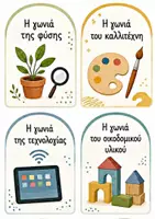 Προεπισκόπηση - Άλλος τύπος υλικού - Καρτέλες για γωνιές στο νηπιαγωγείο - Σελίδα 2