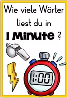 Vorschau - Arbeitsblätter - 1 Minute lesen - Blitzlesen - Förderung der Leseflüssigkeit & Lesegeschwindigkeit - Seite 2