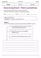 Vorschau - Arbeitsblätter - Basisscreenings Klasse 9–10 Mega Bundle - Seite 1
