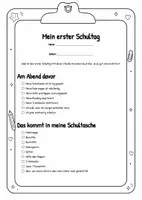 Vorschau - Anderer Materialtyp - Kostenlos - Checkliste Schulstart - Seite 1