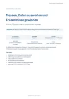 Vorschau - Unterrichtsreihen - Messen, Daten auswerten & Erkenntnisse gewinnen – Experimentieren in Physik | Klasse 5–7 - Seite 1