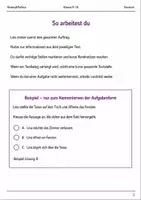 Vorschau - Arbeitsblätter - Textanalyse schreiben Basisscreening Klasse 9–10 - Seite 1