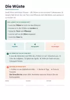 Vorschau - Arbeitsblätter - Vertretungsstunde Sachunterricht Die Wüste Klasse 3-5 - Seite 1