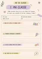 Aperçu - Préparation de séance / Séance complète - LIVRET HEURES DE VIE DE CLASSE - Page 1