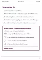 Vorschau - Arbeitsblätter - Basisscreening Erörterung Stellungnahme Klasse 9–10 - Seite 1