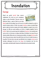 Aperçu - Inclusion - Inondation – Fiche : texte à trous, compréhension orale et mots mêlés - Page 2