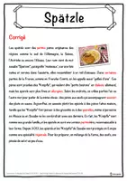 Aperçu - Inclusion - Spätzle – Fiche : texte à trous, compréhension orale et mots mêlés - Page 2