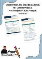Vorschau - Arbeitsblätter - Great Britain, the United Kingdom & the Commonwealth- Materialpacket - Deckblatt