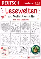 Vorschau - Anderer Materialtyp - Lesewelten – Lesemotivation zum Ausmalen für das Leseband - Deckblatt