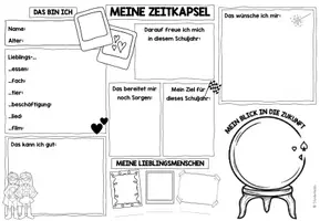 Vorschau - Arbeitsblätter - Zeitkapsel zum Schuljahresbeginn - Seite 2