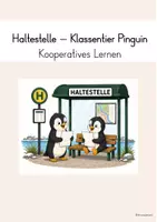 Vorschau - Poster - Haltestelle - Klassentier Pinguin - Deckblatt