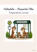 Vorschau - Poster - Haltestelle - Otter I Kooperatives Lernen fördern - Deckblatt