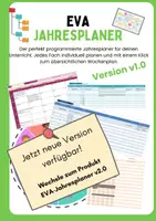 Vorschau - Lehrpläne/Lehrermaterial - EVA Jahresplaner v1.0 - Programm (inkl. Wochenplan) - Deckblatt