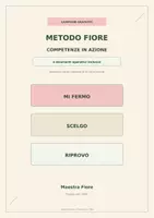 anteprima - Materiale di supporto/inclusione - Metodo FIORE : estratto Gratuito - Pagina di copertina