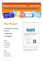 Vorschau - Spiele - Wasser + Wasserkreislauf (6 ABs + Lösungen) - Deckblatt