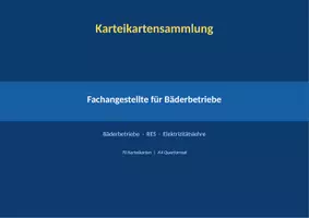 Vorschau - Test - Fachangestellte für Bäderbetriebe: Aufgaben Prüfungsvorbereitung - Seite 1