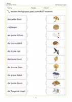 Vorschau - Arbeitsblätter - Lesetraining 2. Klasse: Herbst – Wörter, Sätze und Texte - Seite 3