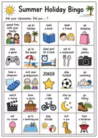 Vorschau - Spiele - Summerholiday Bingo Klasse 4 - Seite 1